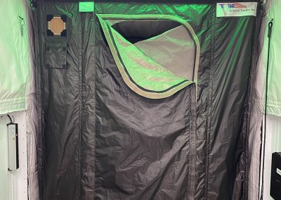 Custom 8000T Series 6-sided RF shielded SCIF insert, featuring ventilation and bulkhead components.